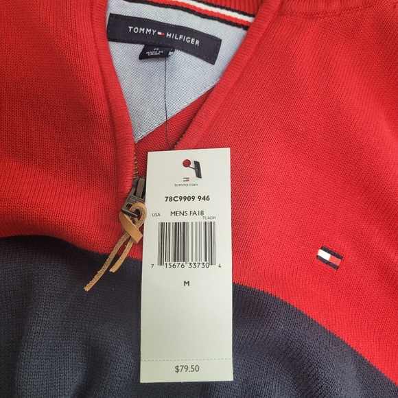 * SOLD*Tommy Hilfiger New Men Med Pullover Sweater - Picture 6 of 7